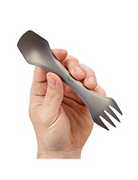 freigeist Titanium Spork: cuchara 3 en 1, tenedor