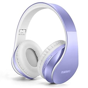 Bluetooth-HeadphonesTuinyo-Wireless-Headphones-Over-Ear-with-Microphone-Foldable-Lightweight-Stereo-Wireless-Headset-for-Travel-Work-TV-PC-Cellphone-Purple TUINYO Bluetooth Headphones, Wireless Headphones Over Ear with Microphone, Foldable & Lightweight Stereo Wireless…