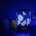 COOSA 100ml Ceramic Aromatherapy Essential Oil Diffuser with 4 Time Setting and 7 Color Changing LED Lights Cool Mist Humidifier Waterless Auto Shut-off for Home Office Bedroom Living Room Yoga Spa