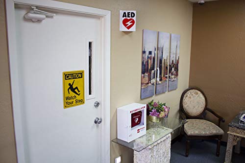 CPR Savers Foldable Panel AED Wall Sign for Business, School, Restaurant, Office or Any Public Place (1) - Thumbnail 4