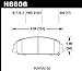 Hawk Performance HB606F.650 HPS Performance Ceramic Brake Pad