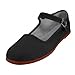 Easy USA Women's Cotton Mary Jane Shoes Ballerina Ballet Flats Shoes