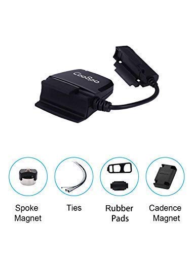 CooSpo Speed and Cadence Sensor Cycling Bike RPM Sensor Speedmeter Wireless Bluetooth 4.0 ANT+ Waterproof Strava Zwift