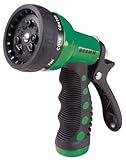 Dramm 12704  9-Pattern Revolver Spray Nozzle, Green