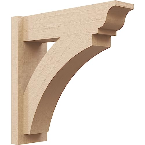 Ekena Millwork 7 1/2"W x 28"D x 28"H Thorton Traditional Rough Cedar Woodgrain…
