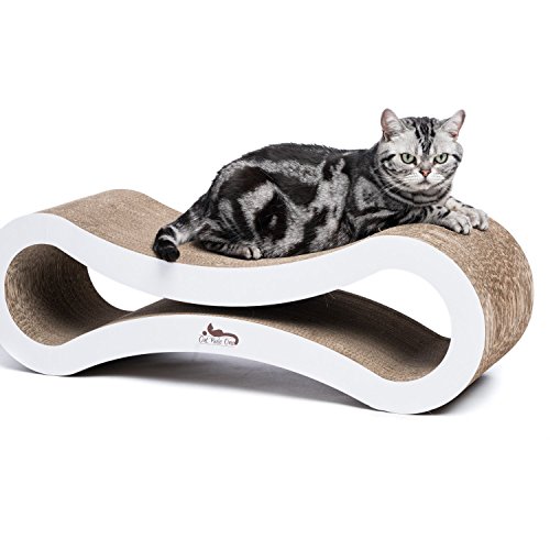 Cat Scratcher Lounge Heavy Duty Corrugated Cardboard Modern Cat