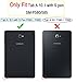 KuGi Galaxy Tab A 10.1 with S pen Screen Protector, (2 Pack) 9H Hardness HD clear Tempered Glass Screen Protector for Samsung Galaxy Tab A 10.1 with S pen P580 tablet (2 Pack)