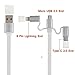 Miger® 3.3 Feet(1 Meter) 2Pack 3 in 1 Charge and Sync Cable with Micro USB &Type C Connectors Cable Compatible with iPhone, iPad, iPod Touch /5 Nano 7 on iOS9, Samsung /HTC & More(White)
