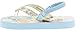 Disney Frozen Sisters Forever Elsa & Anna Toddler Girl's Beach Flip-flop Sandal (Blue/White, 9-10 M US Toddler)