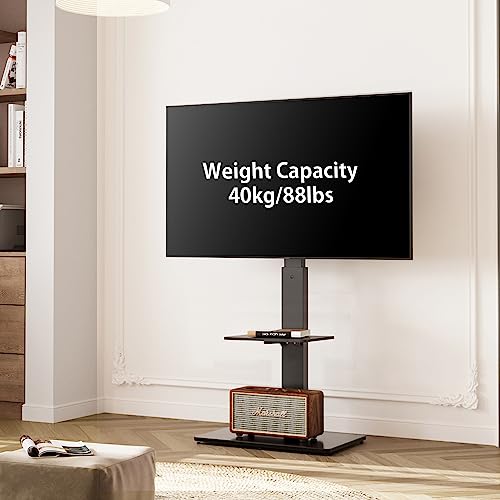 FITUEYES Swivel Floor TV Stand with Mount for TVs 37 43 50 55 60 65 70