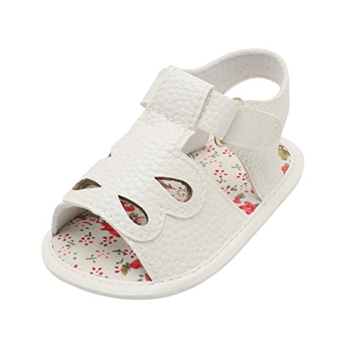 Orangeskycn Little Girls Sandals,Infant Baby Crib Shoes Soft Sole Anti-Slip Hollow Sandals