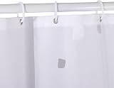 VIROSA Mosaic Grey Shower Curtain 180x180 cm Waterproof Mildew Resistant view 3