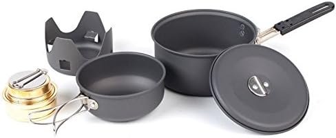 NDUR 4011637 Mini Cookware Kit with Alcohol Burner