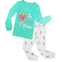 ZFBOZS Girls Pajamas Kids PJs Sets Fairy Clothes for Toddler Chilren Cotton Sleepwears 4T