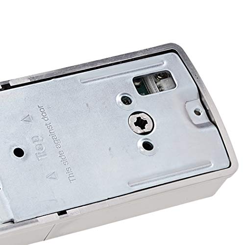 Amazon Basics Electronic Deadbolt Door Lock, Classic, Satin Nickel