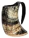 Viking Craft'S Genuine Viking Drinking Horn Mug Tankard Handcrafted And Polished Finished | 20 Ounces