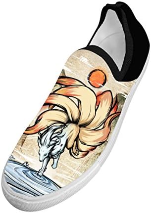 Ho Flyv Men's Flyknit Custom Animal Fox Sneaker Shoes
