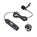 COMICA XLR Lavalier Condenser Microphone,CVM-V02O Omnidirectional Lapel Lavalier Microphone,Clip on Mic Interview Kit for Recorder Mixer camcorders Zoom H4n H5 H6 Tascam DR 40 DR100 (5.9f,1 Pack)