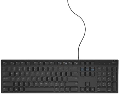 Dell KB216 Black USB Keyboard Nordic QWERTY Danish Swedish Finnish Norwegian