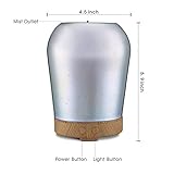 ZLMI Mini Humidifier 3D Glass Night Light Diffuser
