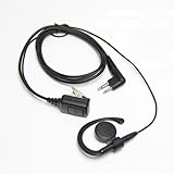 2-Pin Ear-Clip Earpiece Headset for Motorola Two Way Radio cls1110 cls1410 cls1413 cls1450 cls1450c etc