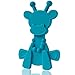 Baby Teething Toy Extraordinaire - Little Bambam Giraffe Teether Toys by Bambeado. Toy for Natural Teething Comfort and for Sore Gums - Gift for Baby Through to Infant - Cyan