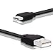 Type C Short Cords, 5-Pcs Fasgear 11CM USB C to USB 2.0 TPE Cables High Speed Charging Compatible with Galaxy S8, Power Bank, Nexus 6P, LG V20, HTC 10 and More(5 Pack Black)