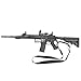 Rifle Sling - 2 Point Shoulder Strap - Ambidextrous Swivels Steel Clip - Extra Long Cord for Outdoor Hunting Gun - ARMSTAC