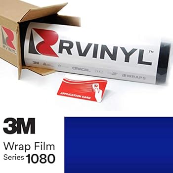 3M 1080 G378 Gloss Blue Raspberry 5ft x 1ft W/Application Card Vinyl Vehicle Car Wrap Film Sheet Roll