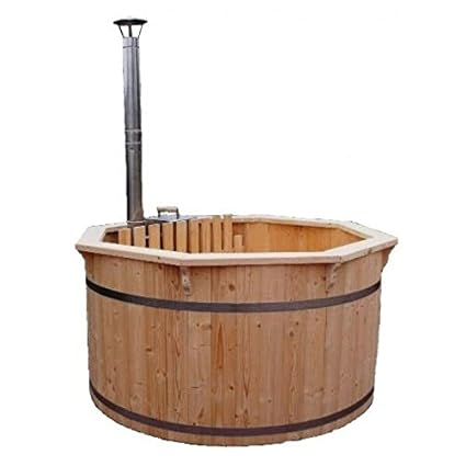 Vasca Tinozza A Botte In Legno Completa Di Stufa A Legna