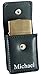 Personalized Visol Black Leather Belted Square Lighter Pouch with Free Laser Engravingthumb 3