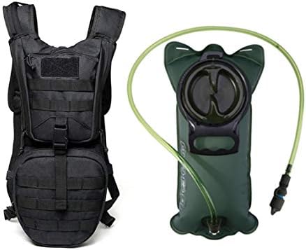 JANNOT 3L Water Bag Molle Military Tactical Hydration Backpack Outdoor Camping Cycling Nylon Camel Water Bladder Bag