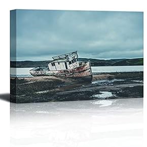 Fishing Boat Stranded at The Pier