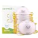 DERPROF Particulate Respirator Dust Mask N95 - N95 Respirator Mask with Valve Particle Mask for Drywall Sanding Painting Cleaning Chemical Breathing Air (20 Pack) primary