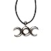 Creative Ventures Jewelry Balance of Life, Wiccan Triple Moon Pendant