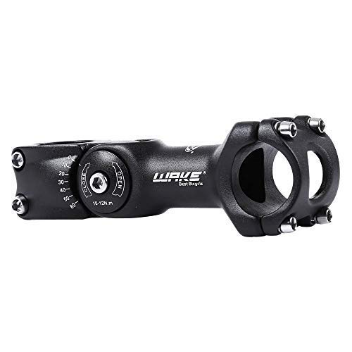 Lightbeam MTB BMX Road Bike 31.8mm 90mm 0-60 Degree Adjustable Bicycle Handlebar Riser Extender Bike Stem Riser Head Up Adapter Aluminum Alloy