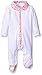 ABSORBA Baby Girls' Floral Footie