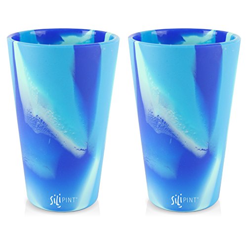 🥇 Silipint Silicone Pint Glass Set