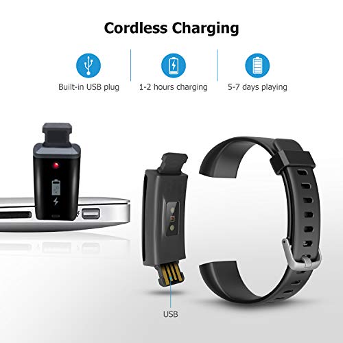 Letsfit Fitness Tracker, Activity Tracker Watch with HR Monitor, Step Counter, Pedometer Watch, Calorie Counter Smart Watch for Kids Women and Men - Thumbnail 7