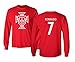 Tcamp Portugal 2018 National Soccer #7 Cristiano RONALDO World Championship Men's Long Sleeve T-Shirt