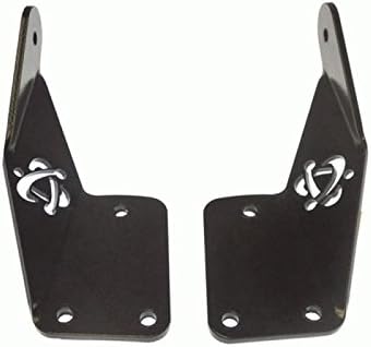 Heise LED Lighting Systems HETJHMB Hood-Mount Brackets for 1997–2006 Jeep TJ for 22" Straight Light Bar, Black