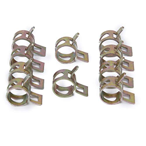 DierCosy Fuel Hose Spring clamp, Water Pipe, air Pipe, Pinch Tube, Elastic Fastener Package 60pcs Household Products
