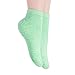 Bucky Luxuriously Plush Aloe-Infused Moisturizing Spa Socks To Protect Pedicures Soften Skin, Provide Comfort While You Sleep - Mint