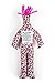 Dammit Doll - Classic Dammit Doll - Célèbre Célébrité - Pink Leopard , Pink Hair - Stress Relief, Gag Gift