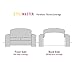 Stylemaster Alexandria Matelasse Large Sofa Furniture Throw, Mocha