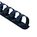 Fellowes Plastic Combs - Round Back, 3/8 Inch, 100 pack, Navy (52505)