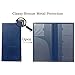 MIYO Car Registration Holder for Car Insurance Card and Vehicle Paperwork, Car Document Holder Organizer for Auto Documents Storage in Glove Box or Visor Flap, Premium PU Blue Leather Wallet Case