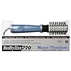 BaByliss Pro Nano Titanium 2 Inch Rotating Hot Air Brush, Blue
