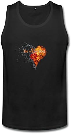 Red Hot Chili Peppers I M With You Rhcp Fire Heart Logo Tank Top For Men