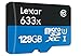 Lexar High-Performance microSDXC 633x 128GB UHS-I/U1 w/USB 3.0 Reader Flash Memory Card (old packaging) LSDMI128BBNL633R